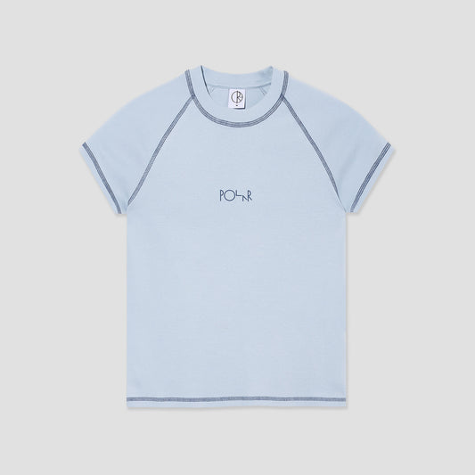 Polar Script Logo Baby T-Shirt Light Blue / Dark Blue