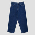 Load image into Gallery viewer, Polar Big Boy Pants Dark Blue / White Stitching
