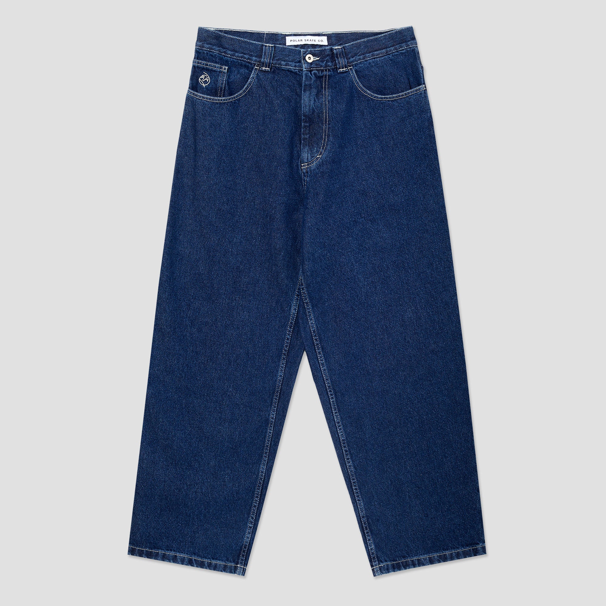 Polar Big Boy Pants Dark Blue / White Stitching
