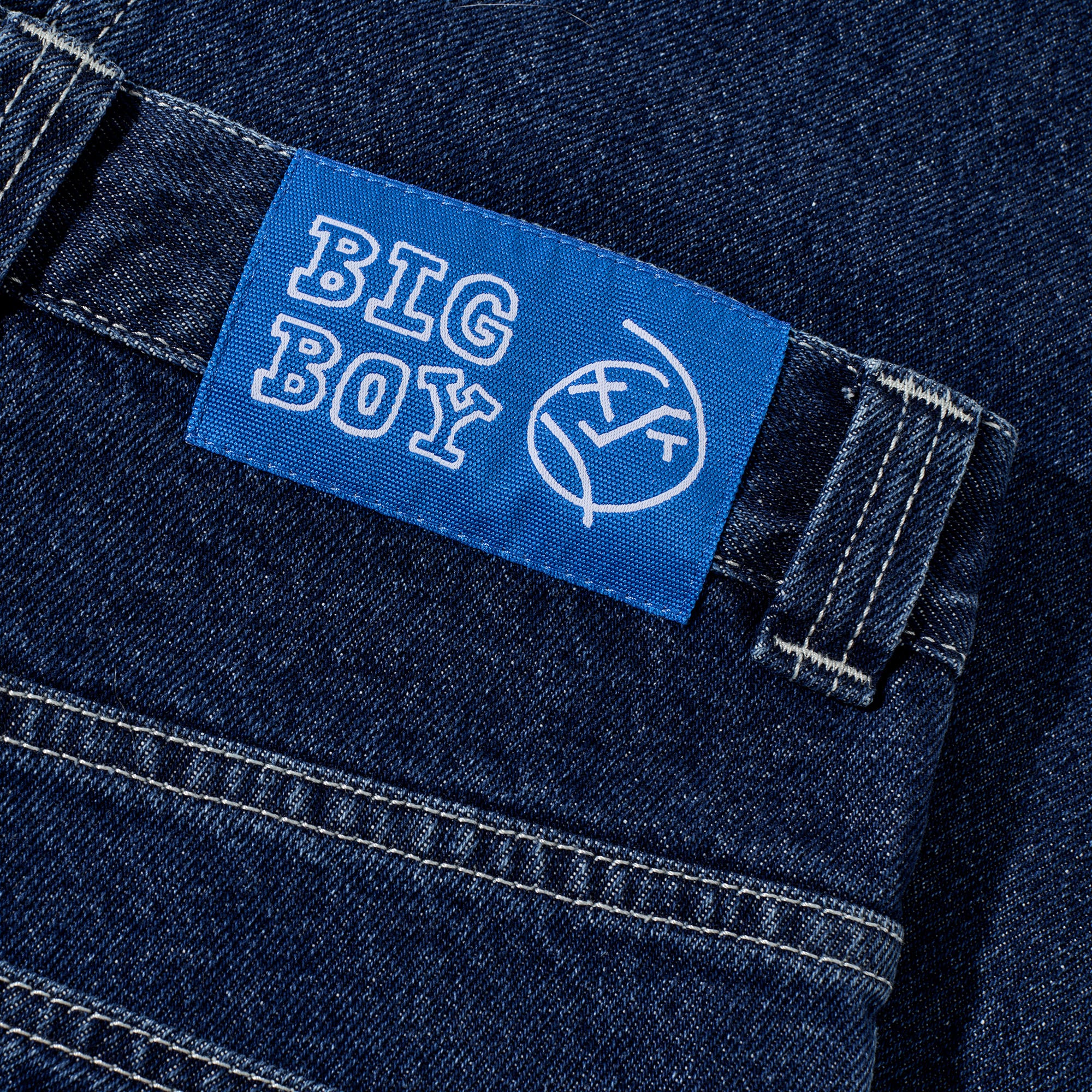 Polar Big Boy Pants Dark Blue / White Stitching