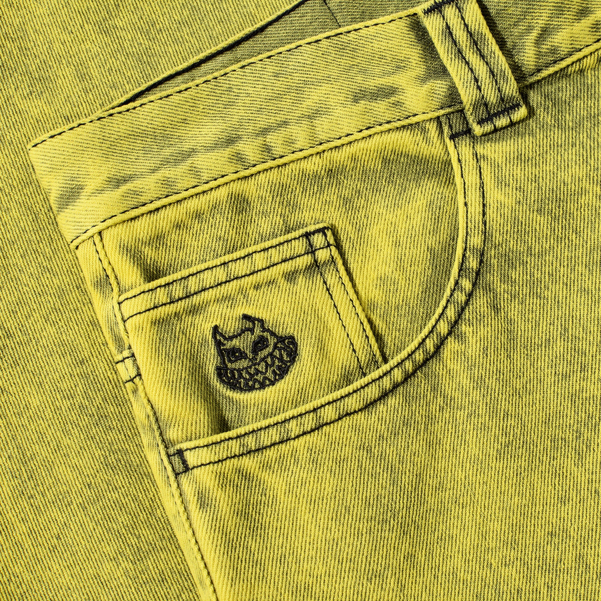 Polar Demon Child Big Boy Pants Lemon Black
