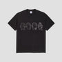 Polar 8 Heads Contrast T-Shirt Black / White