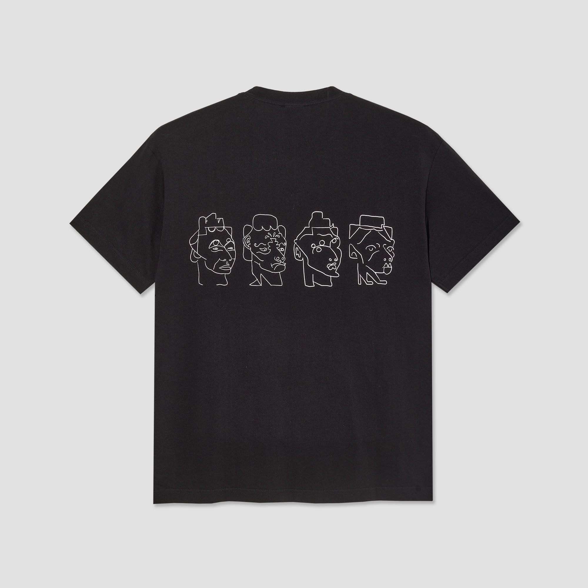 Polar 8 Heads Contrast T-Shirt Black / White