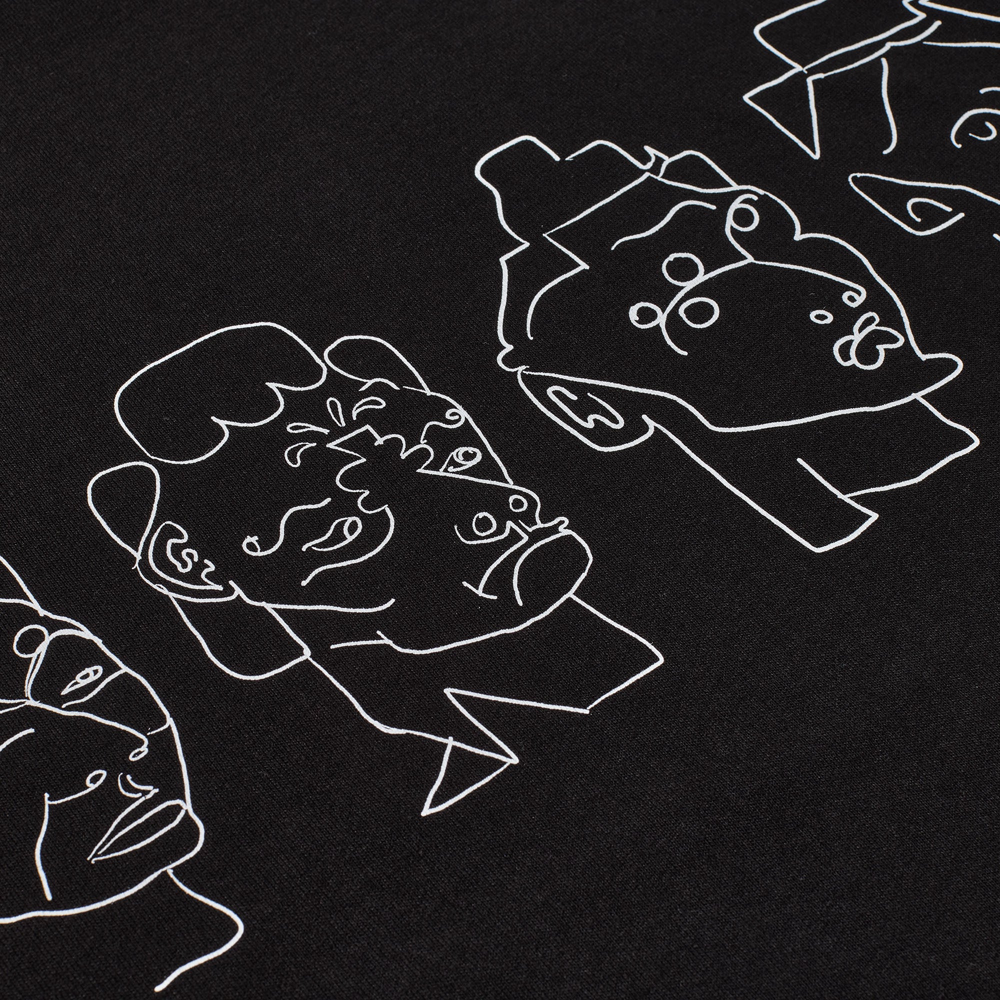Polar 8 Heads Contrast T-Shirt Black / White