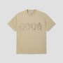 Polar 8 Heads Contrast T-Shirt Sand / Brown