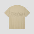 Load image into Gallery viewer, Polar 8 Heads Contrast T-Shirt Sand / Brown
