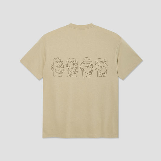 Polar 8 Heads Contrast T-Shirt Sand / Brown