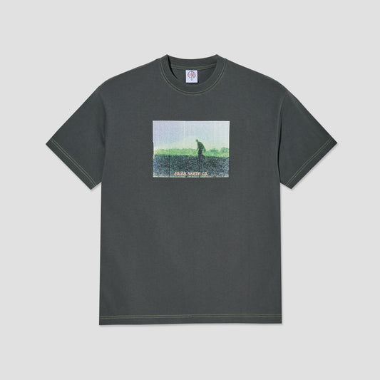 Polar Beach Walk Contrast T-Shirt Graphite / Green