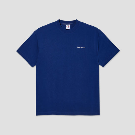 Polar Doodle Contrast T-Shirt Ultramarine / White