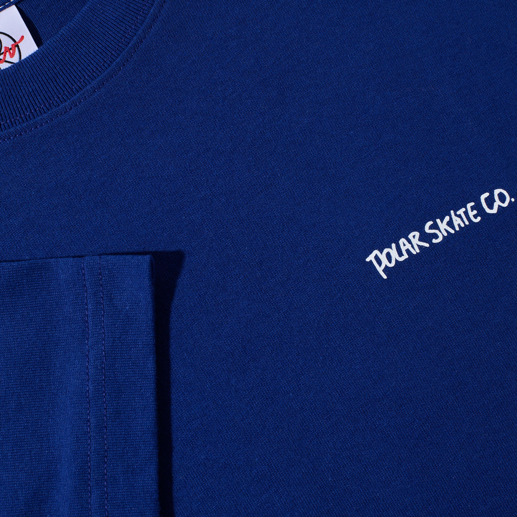 Polar Doodle Contrast T-Shirt Ultramarine / White