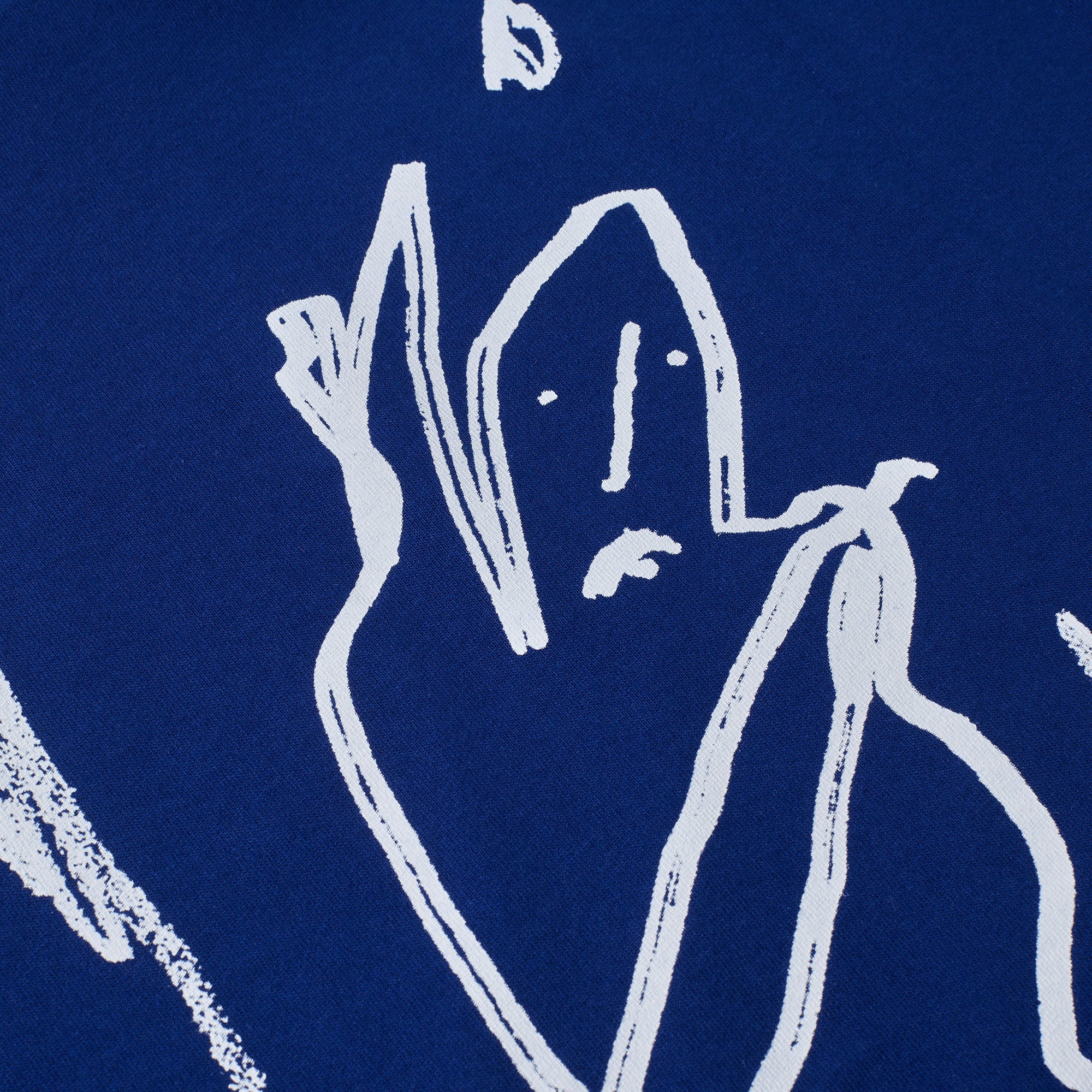 Polar Doodle Contrast T-Shirt Ultramarine / White