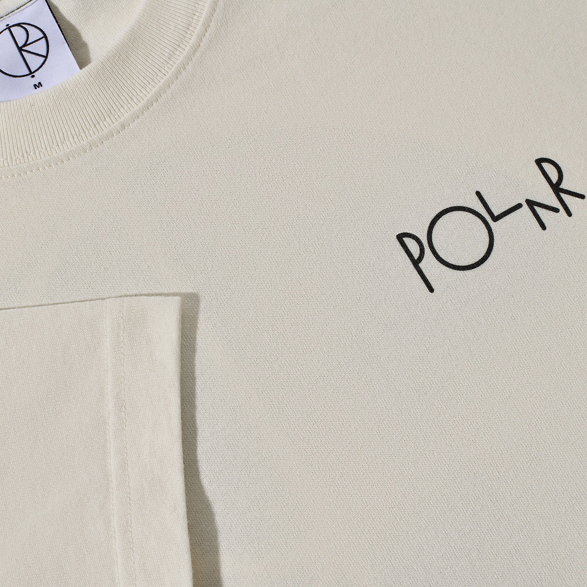 Polar Fill Logo Contrast T-Shirt Ivory / Black