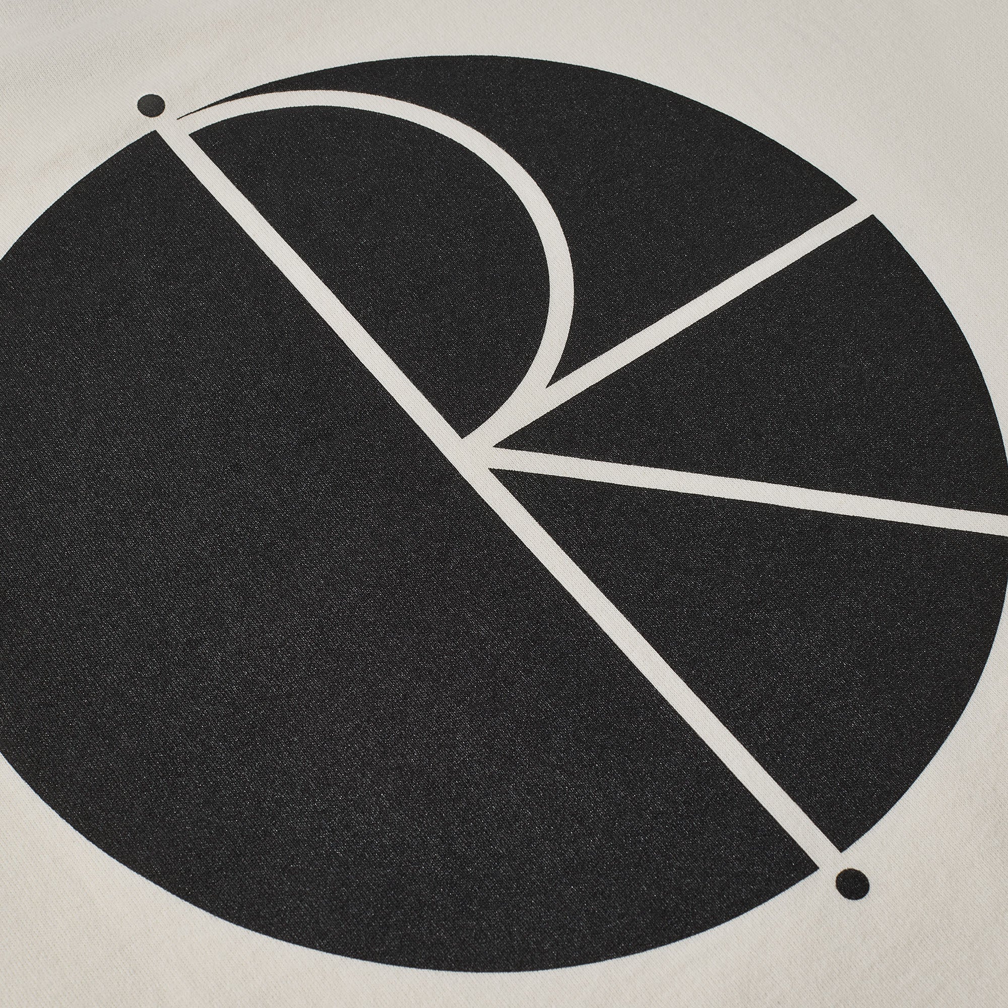 Polar Fill Logo Contrast T-Shirt Ivory / Black