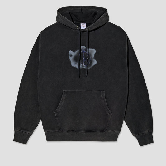 Polar Dave Hood Metal Logo Silver Black