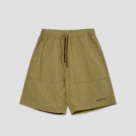 Polar Cotton Hike Shorts Olive Check