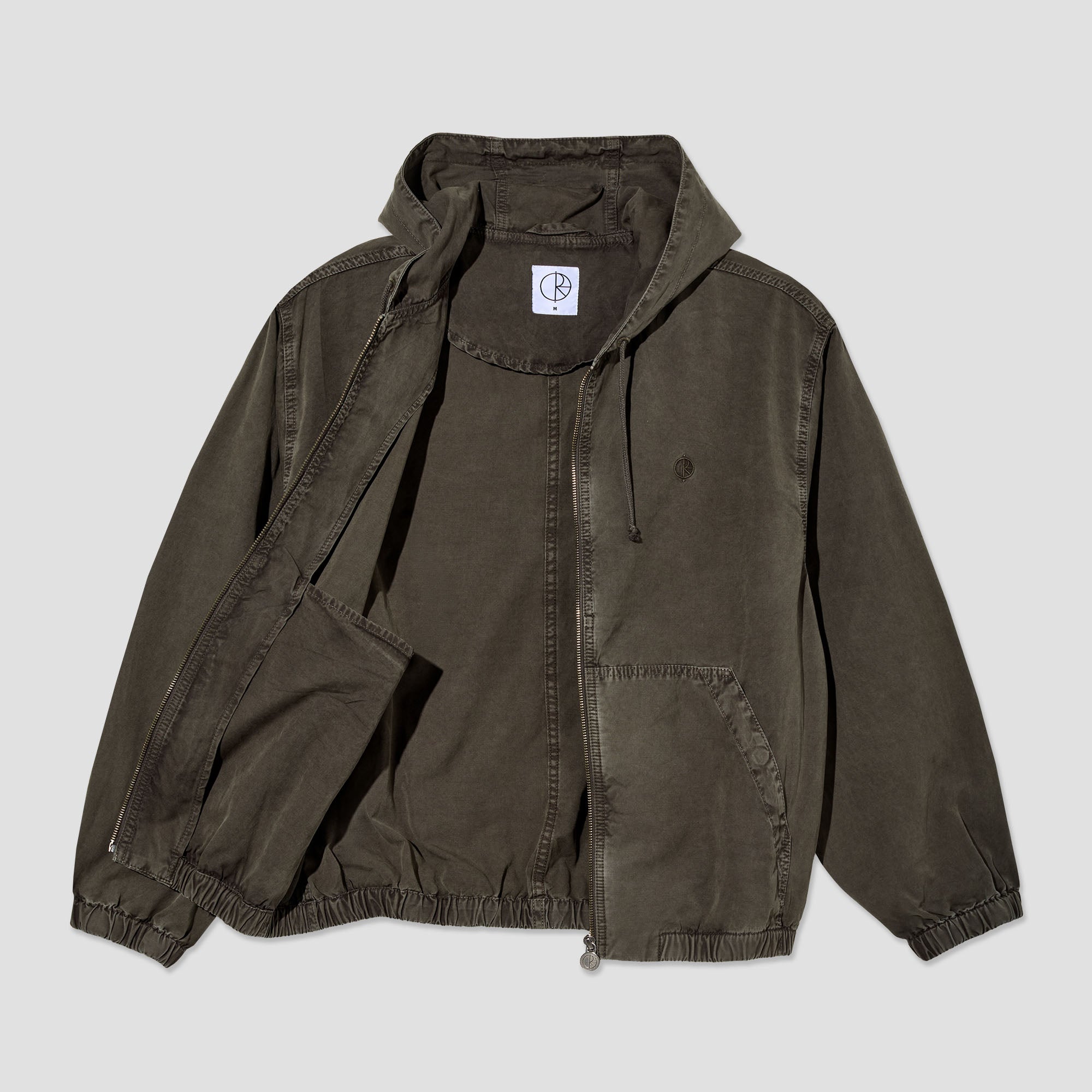Polar Hooded Nick Jacket Washed Grey