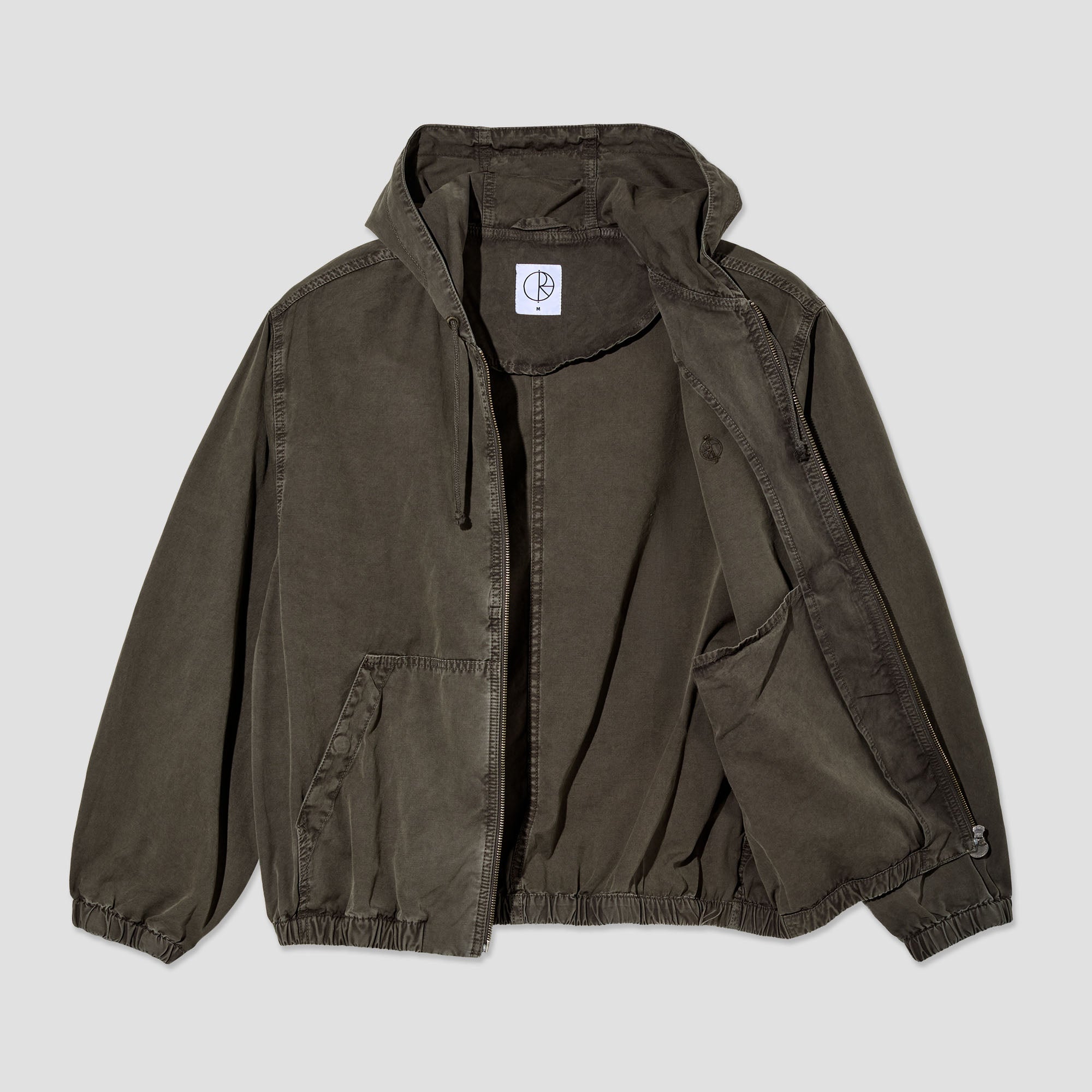 Polar Hooded Nick Jacket Washed Grey