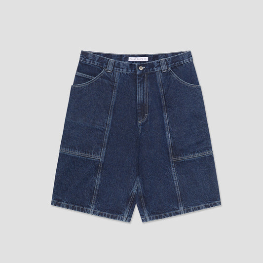 Polar Jiro Shorts Dark Blue / White Stitching