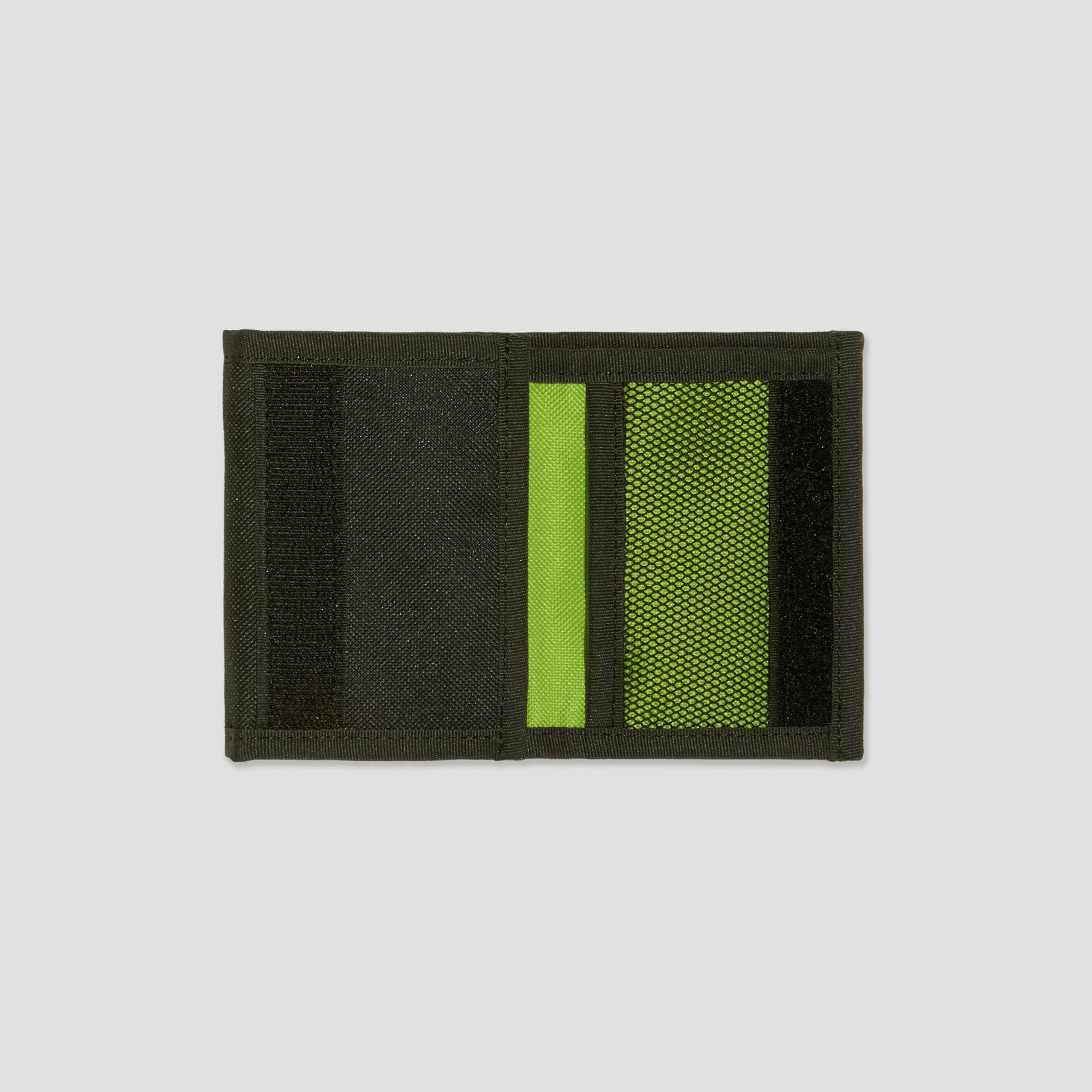 Polar Script Logo Key Wallet Black / Lime