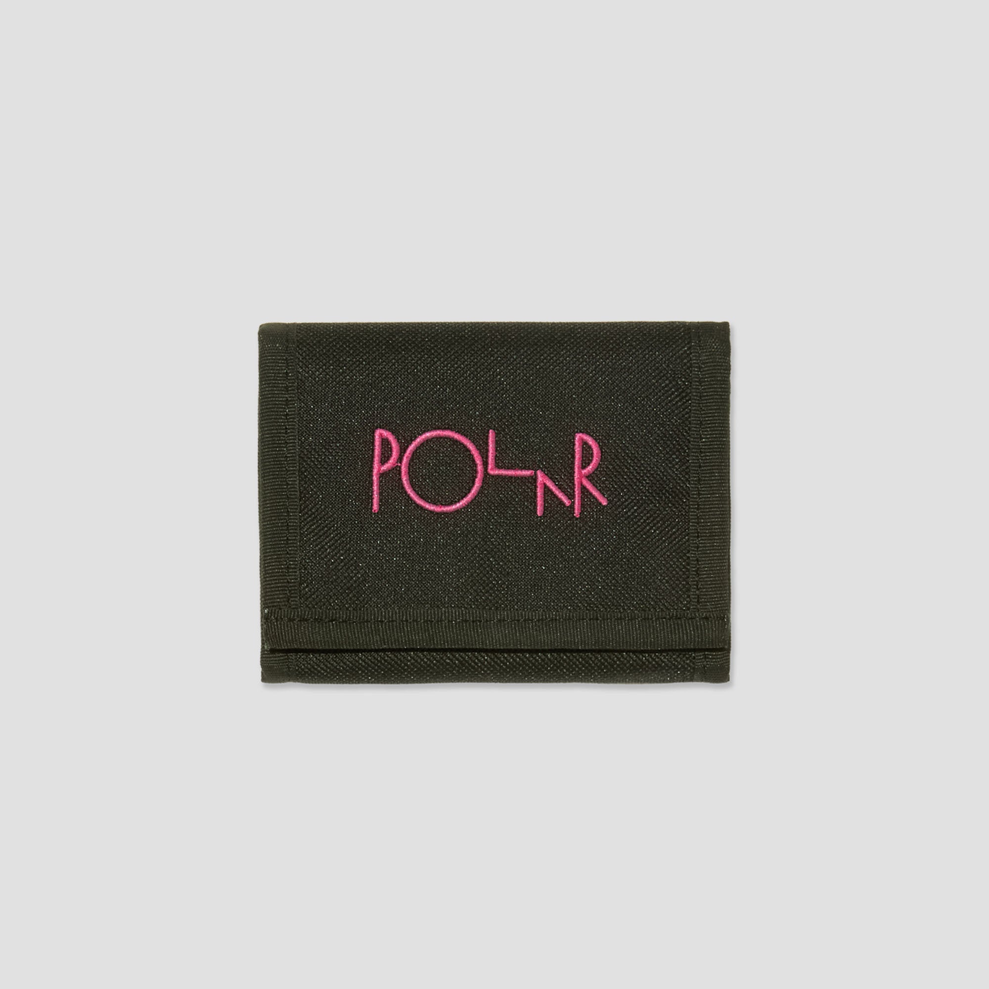 Polar Script Logo Key Wallet Black / Pink