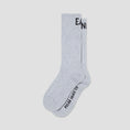 Load image into Gallery viewer, Polar Easy Now Rib Socks Long Heather Grey
