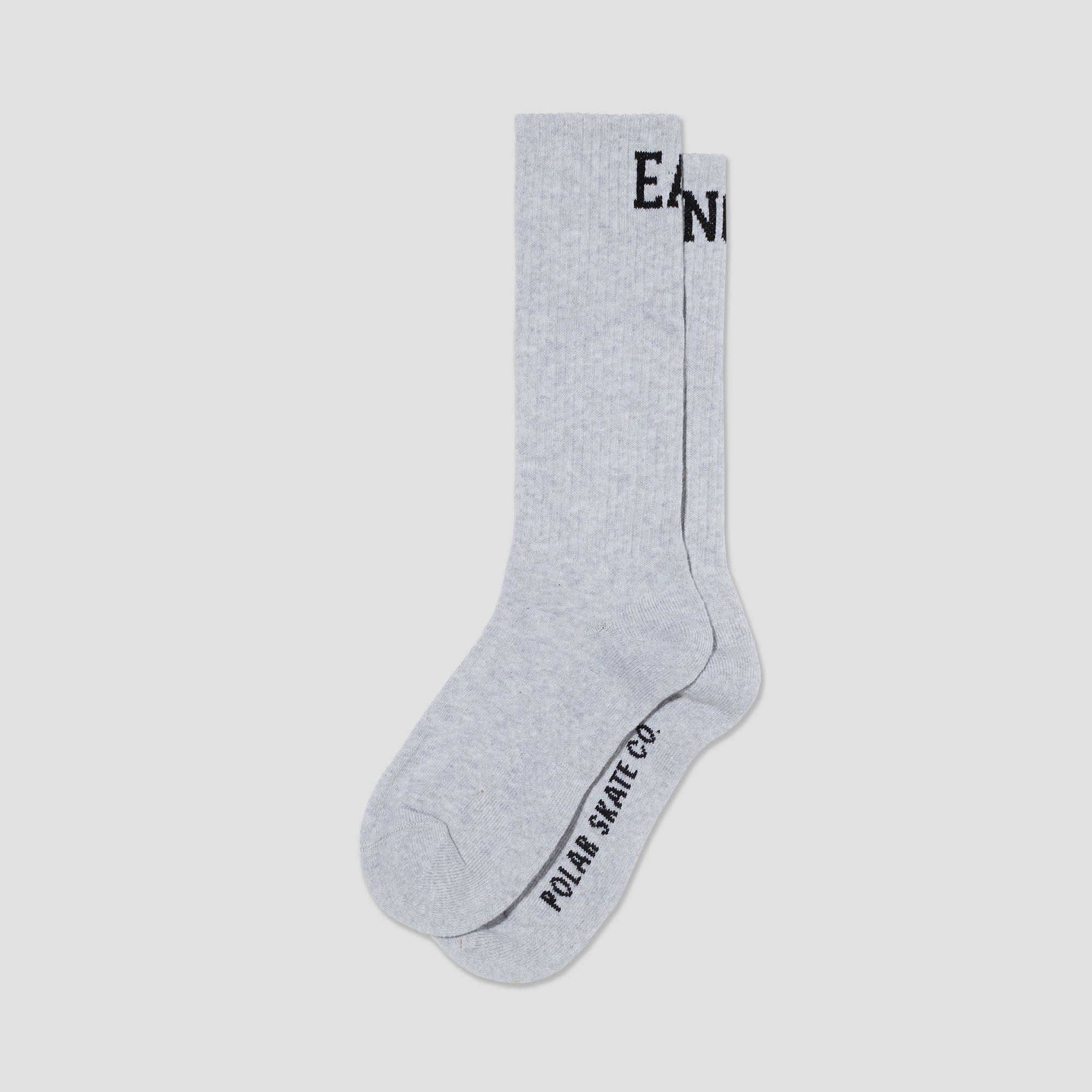 Polar Easy Now Rib Socks Long Heather Grey