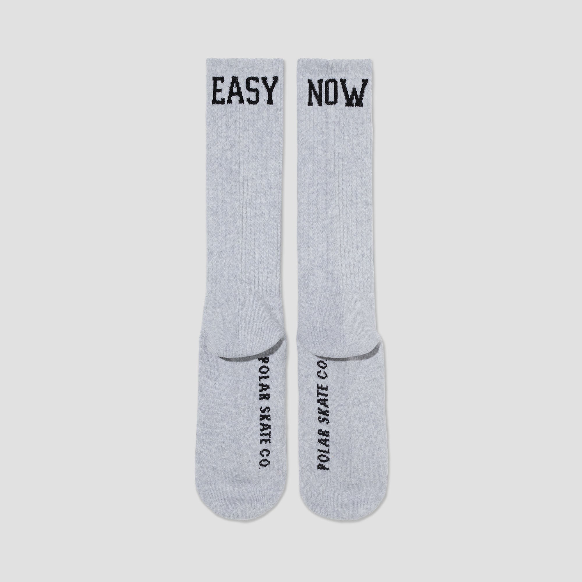 Polar Easy Now Rib Socks Long Heather Grey