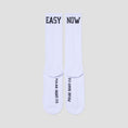 Load image into Gallery viewer, Polar Easy Now Rib Socks Long White
