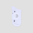 Load image into Gallery viewer, Polar Easy Now Rib Socks Long White
