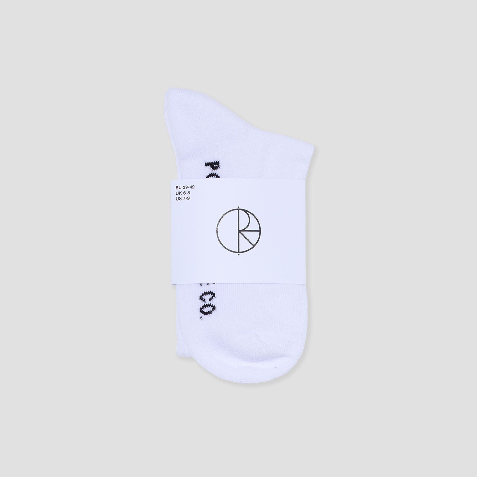 Polar Easy Now Rib Socks Long White