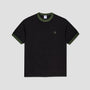 Polar Ringer T-Shirt Black / Uniform Green