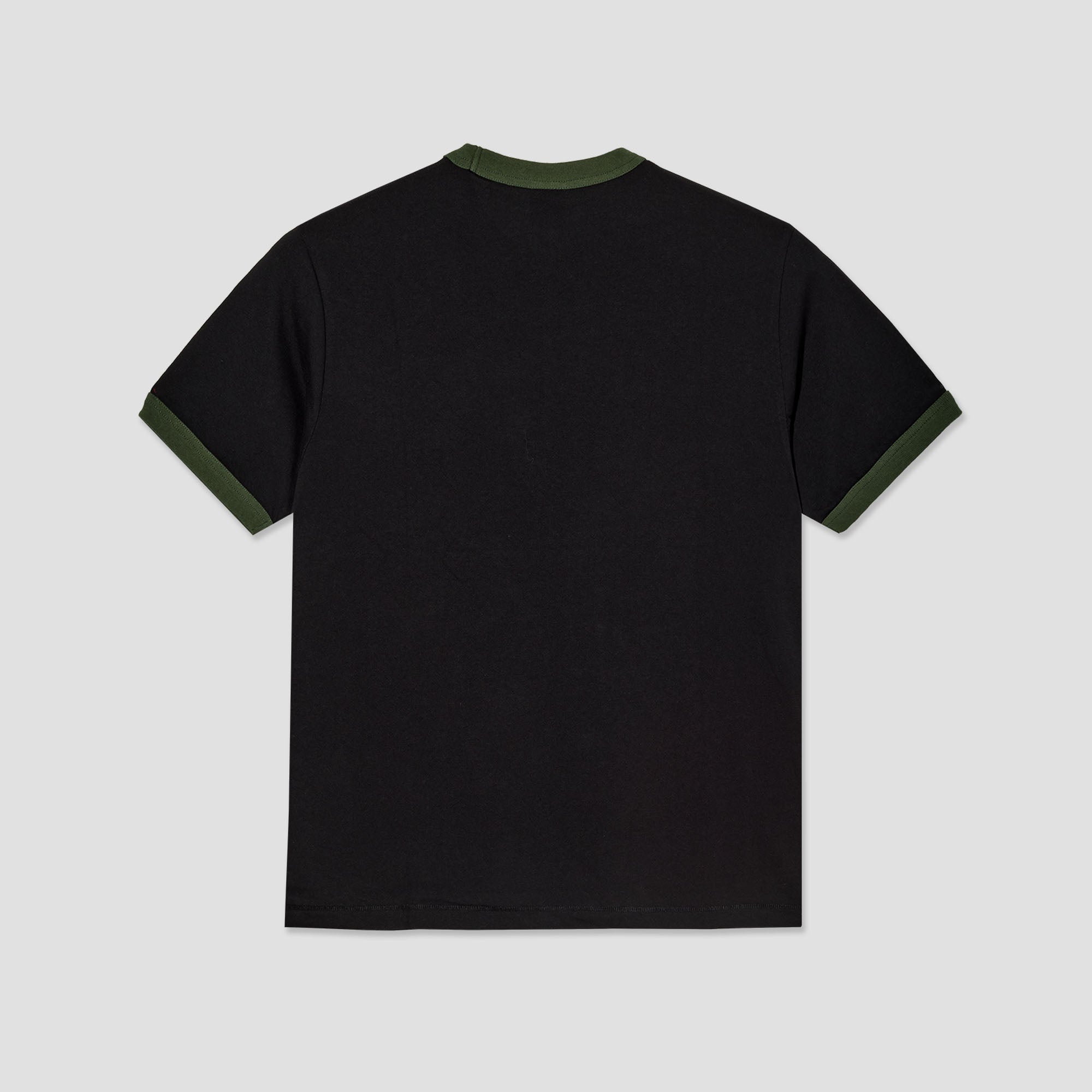 Polar Ringer T-Shirt Black / Uniform Green