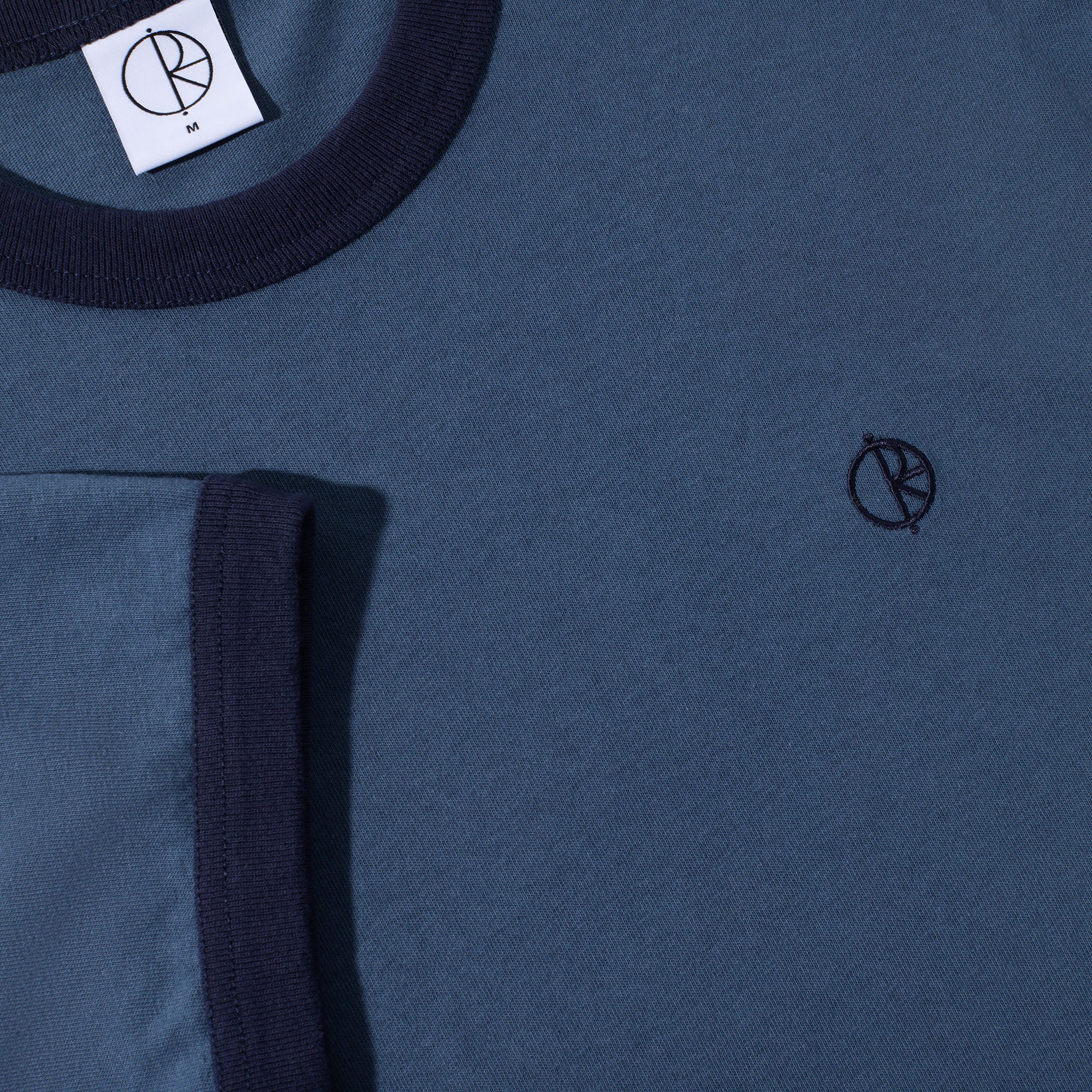 Polar Ringer T-Shirt Grey Blue / Dark Blue