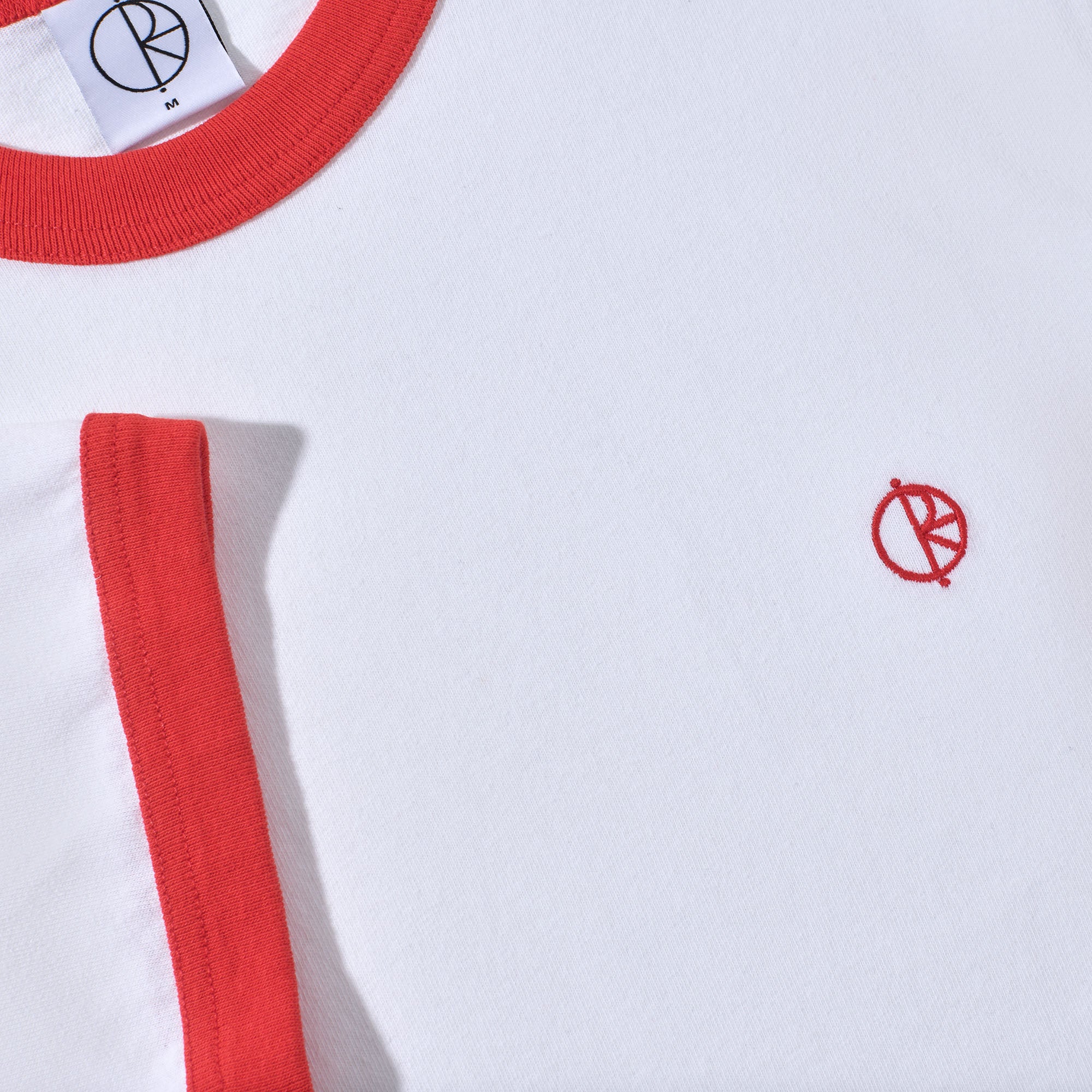 Polar Ringer T-Shirt White / Red