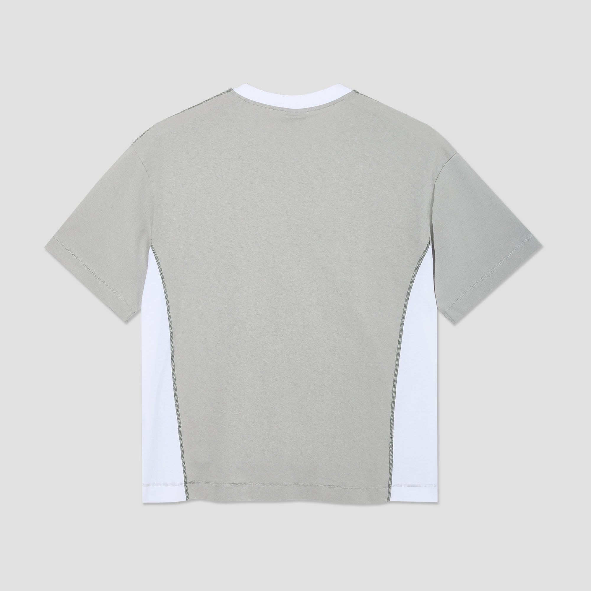 Polar Surf Panel T-Shirt Silver / White
