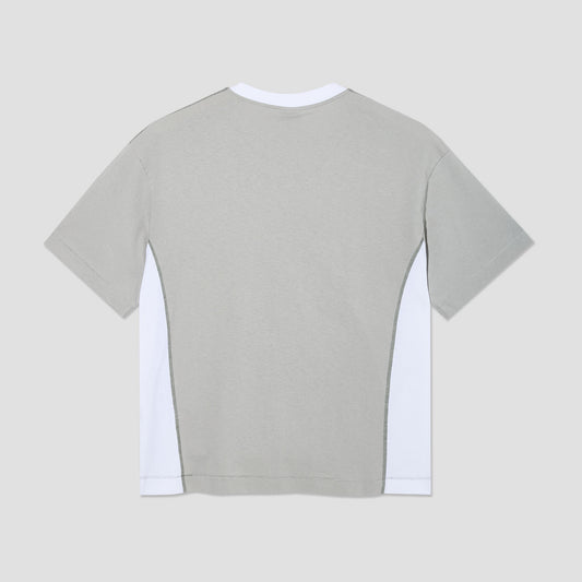 Polar Surf Panel T-Shirt Silver / White