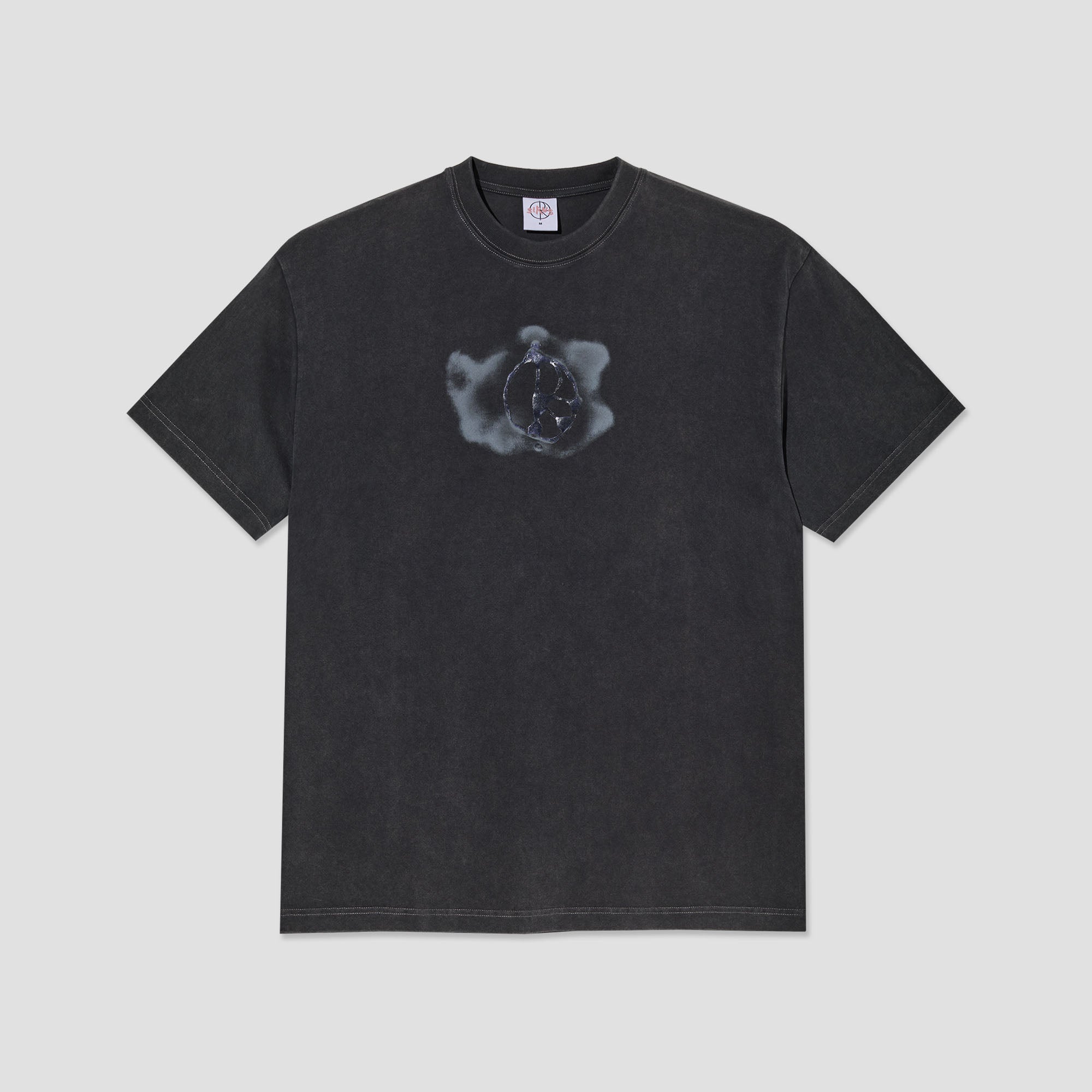 Polar Metal Logo T-Shirt Silver Black