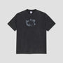 Polar Metal Logo T-Shirt Silver Black