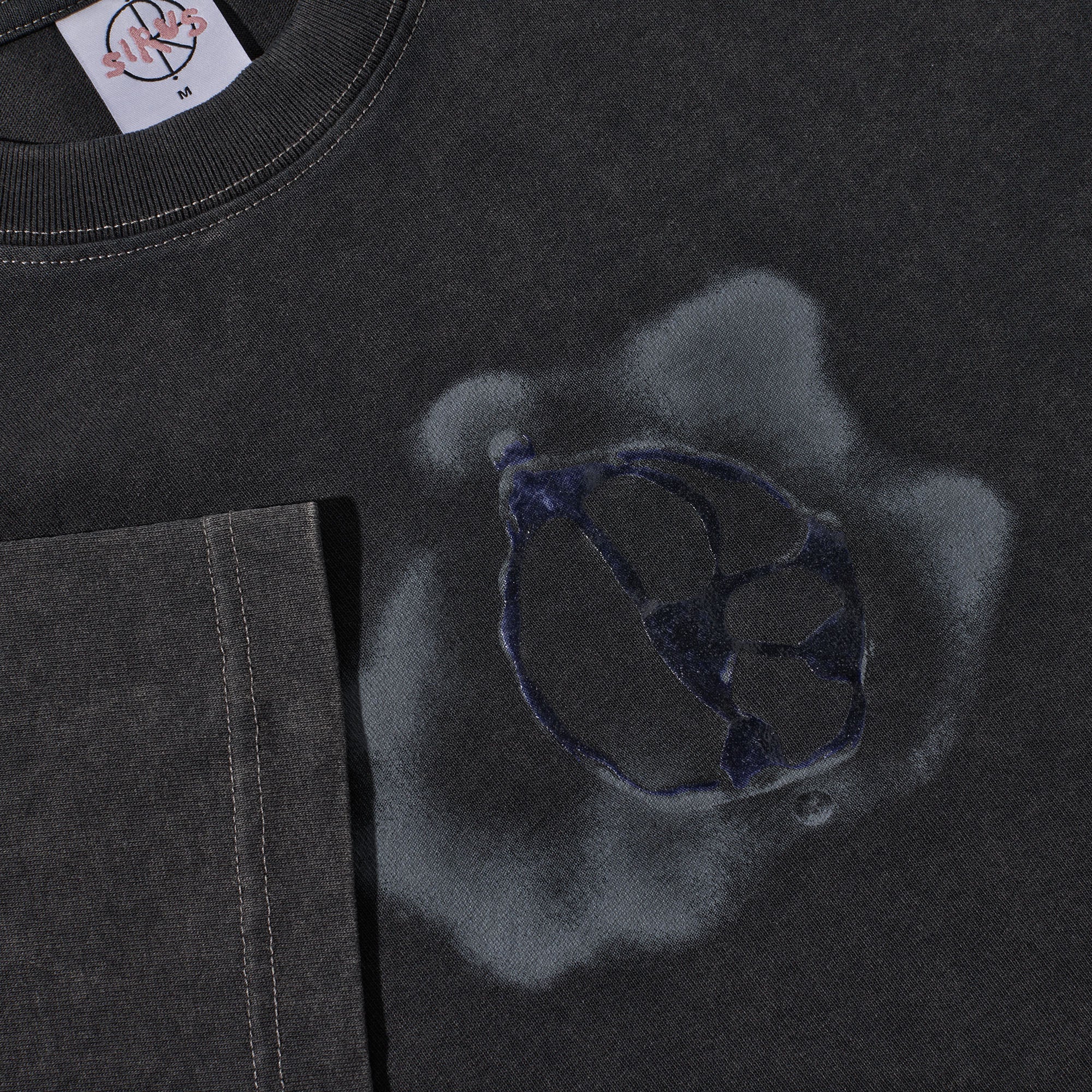 Polar Metal Logo T-Shirt Silver Black