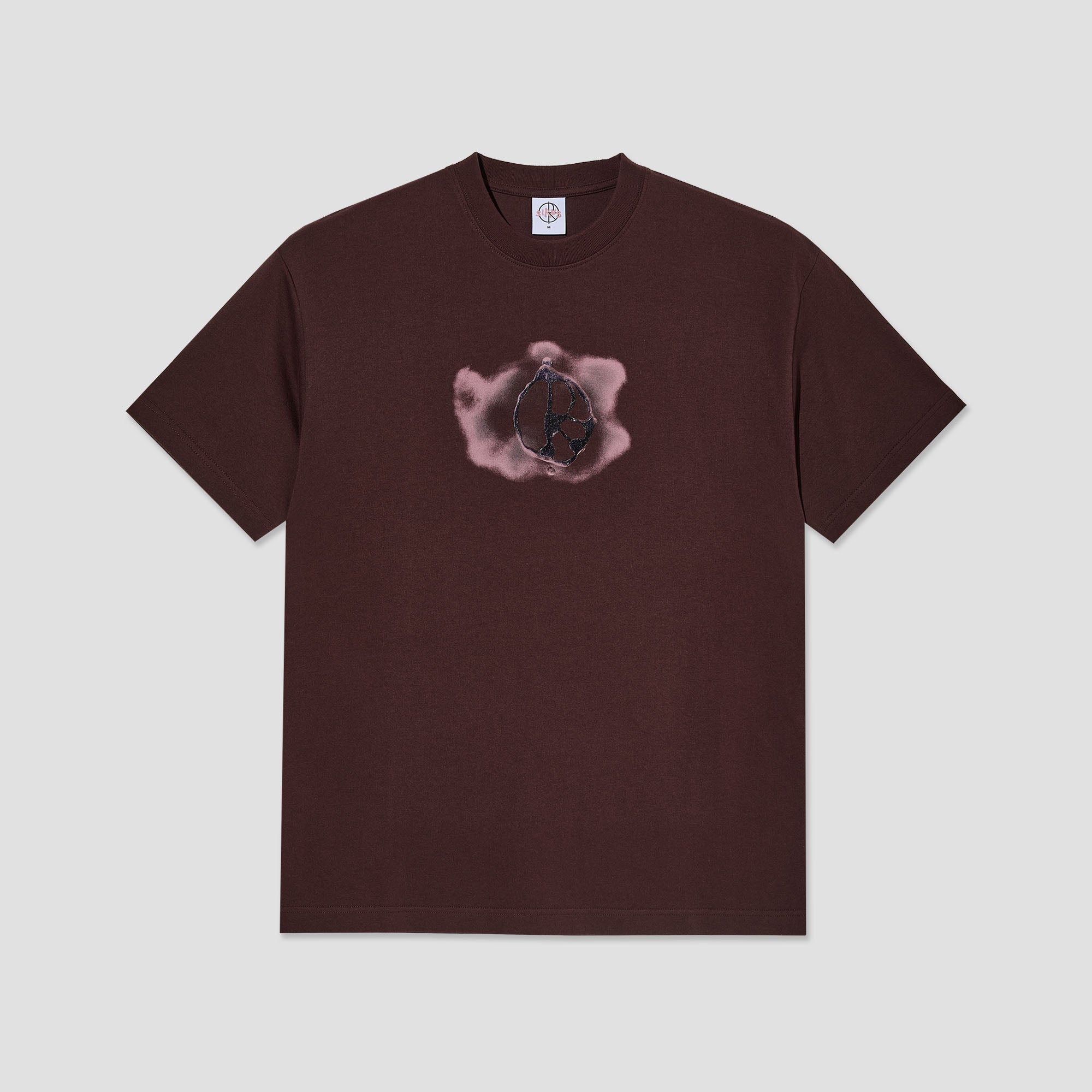 Polar Metal Logo T-Shirt Washed Bordeaux