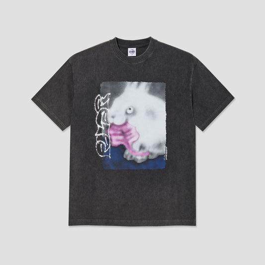 Polar Rabbit T-Shirt Silver Black