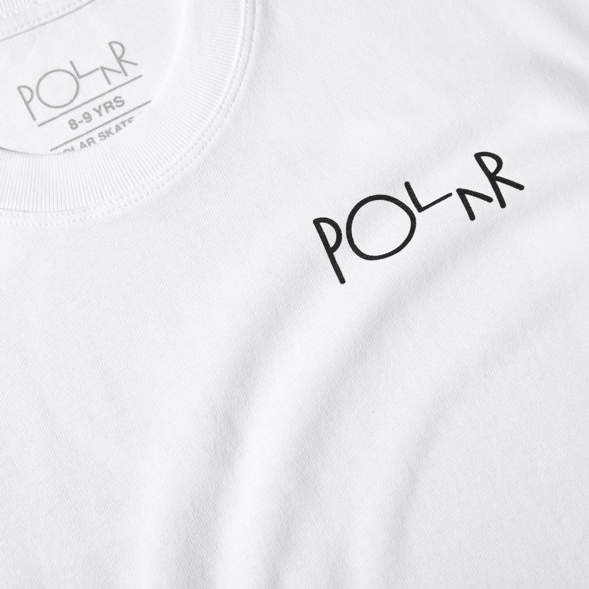 Polar Fill Logo Junior T-Shirt White