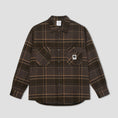 Load image into Gallery viewer, Polar Mike Long Sleeve Flannel Shirt Brown / Mauve
