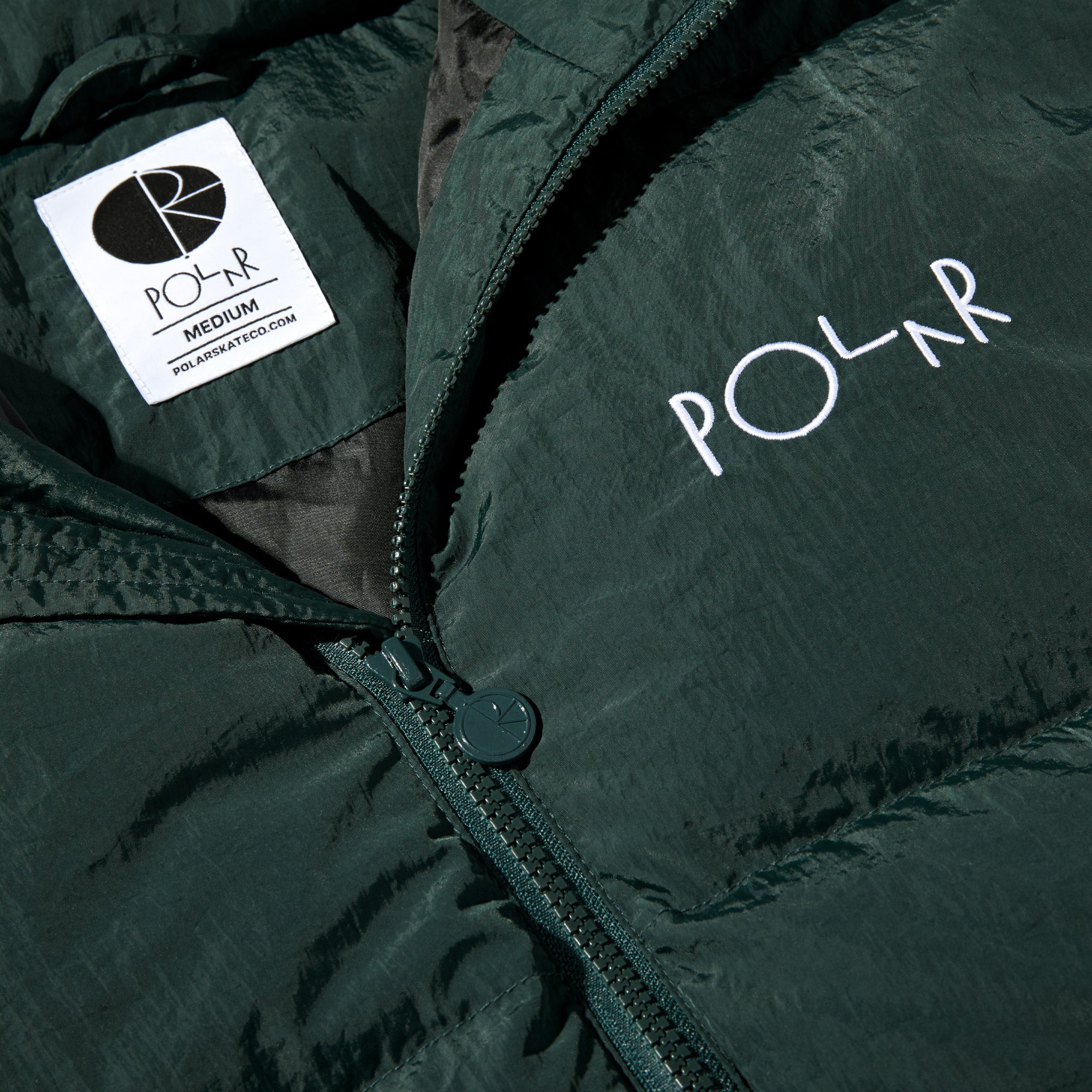 Polar Pocket Puffer Jacket Dark Teal