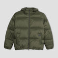 Load image into Gallery viewer, Polar Ripstop Soft Puffer Grey Jacket Green
