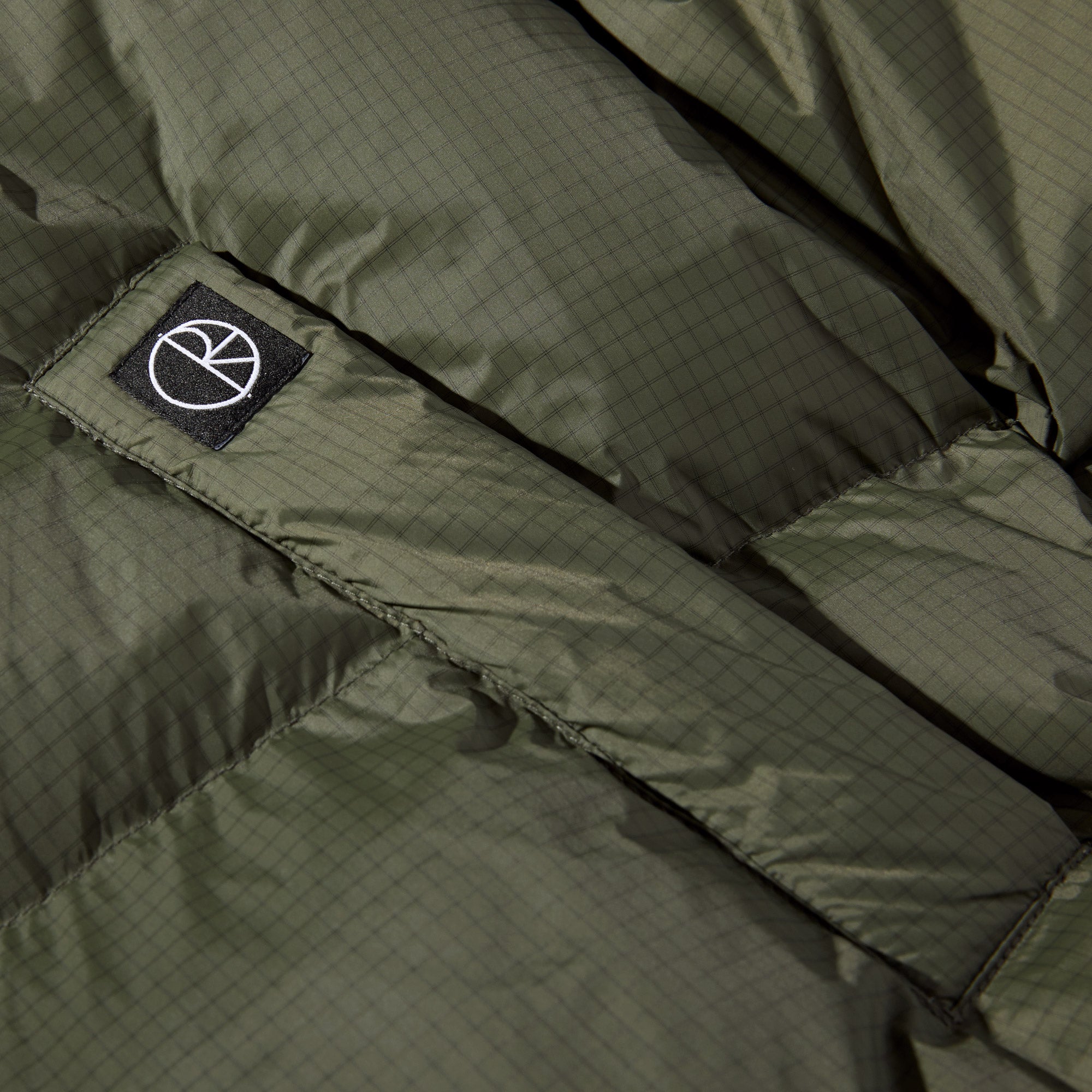 Polar Ripstop Soft Puffer Grey Jacket Green