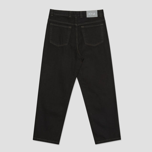 Polar 93! Contrast Stitching Pants Black / Dark Olive