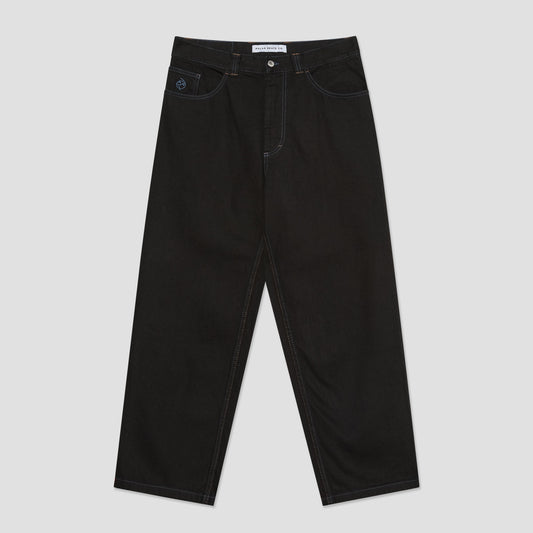 Polar Big Boy Pants Black / Blue Stitching