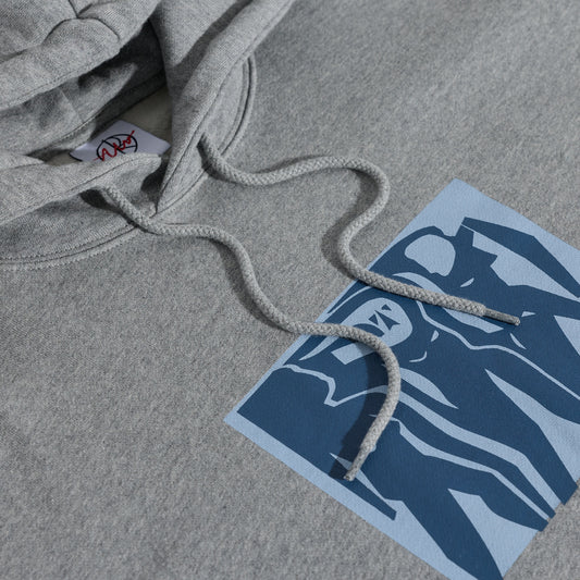 Polar Dave Cut Outs Hoodie Heather Grey