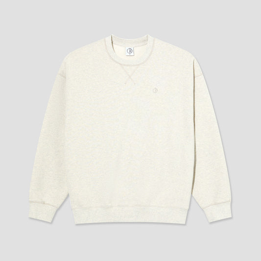 Polar Frankie Crewneck Ivory Grey Melange